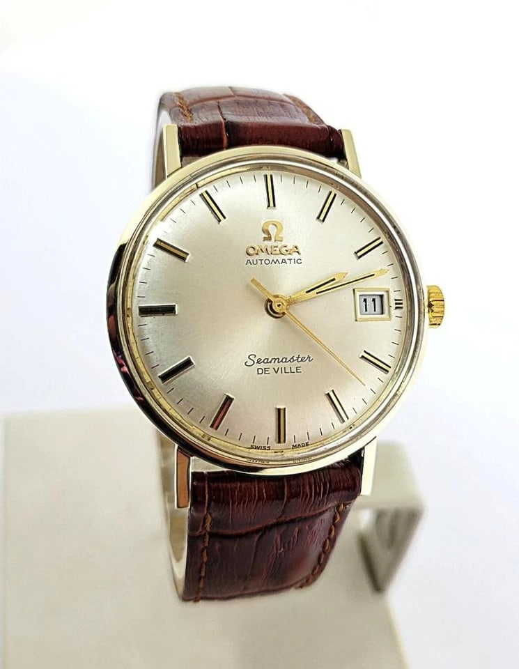 Vintage Mens 14k OMEGA SEAMASTER DeVILLE Automatic Watch Cal.563 LL6590-1 EXLNT: Vintage Mens 14k OMEGA SEAMASTER DeVILLE Automatic Watch Cal.563 LL6590-1 EXLNT Reserve: $2,499.00 Shipping: Domestic: Flat-rate of $45.00 to anywhere within the contiguous U.S. International: Foreign