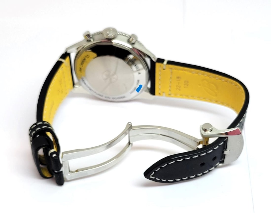 S/Steel Mens BREITLING CLASSIC AVI Chronograph Automatic Watch A23380* MINT - 11