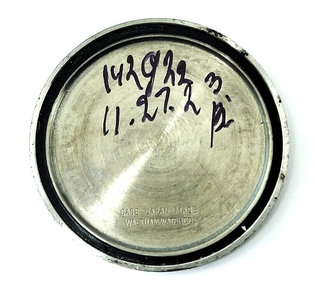 Vintage 18 GP WALTHAM Shock Resistant DATE Winding Watch Cal R614* SERVICED - 12