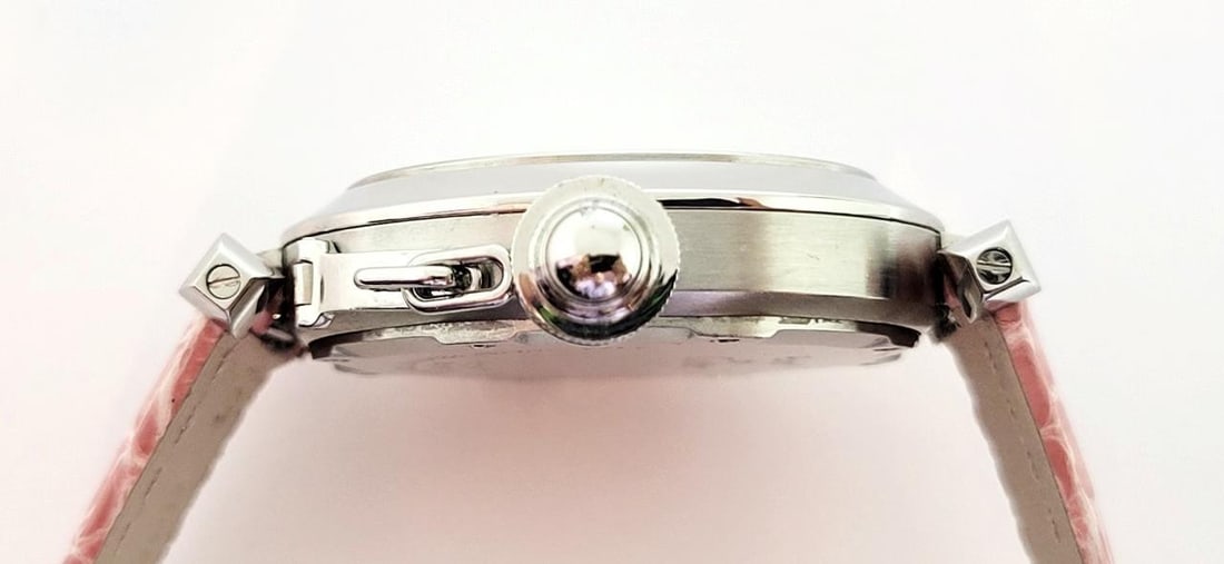 S/Steel Ladies CARTIER PASHA Automatic Watch Ref. 2324* 35.5 mm White Dial EXLNT - 2