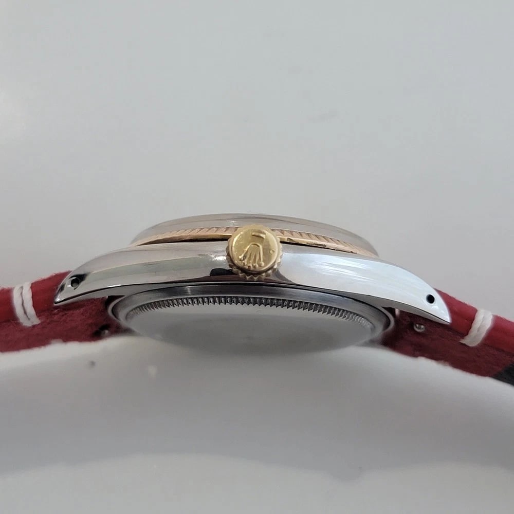 Rolex Oyster Ref 6605 Datejust Mens 1950s 36mm Automatic w Roulette Wheel RA625B - 9