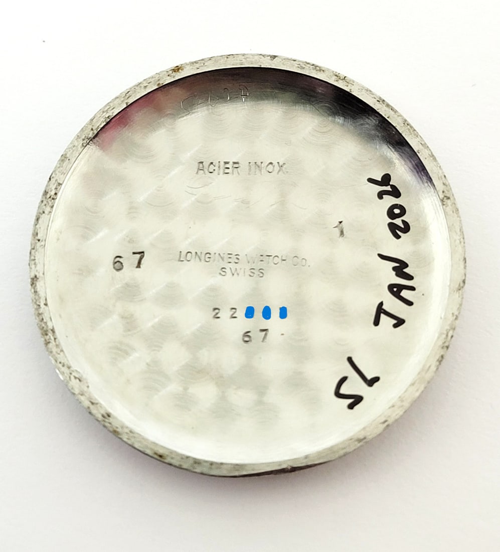 Vintage S/Steel LONGINES Winding Military WW2 Watch c.1940s Cal. 12L* EXLNT RARE - 10