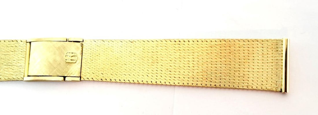 NOS SOLID 14k Yellow GOLD Watch Bracelet to fit 18 mm Logs* EXLNT 34.6 grams - 4
