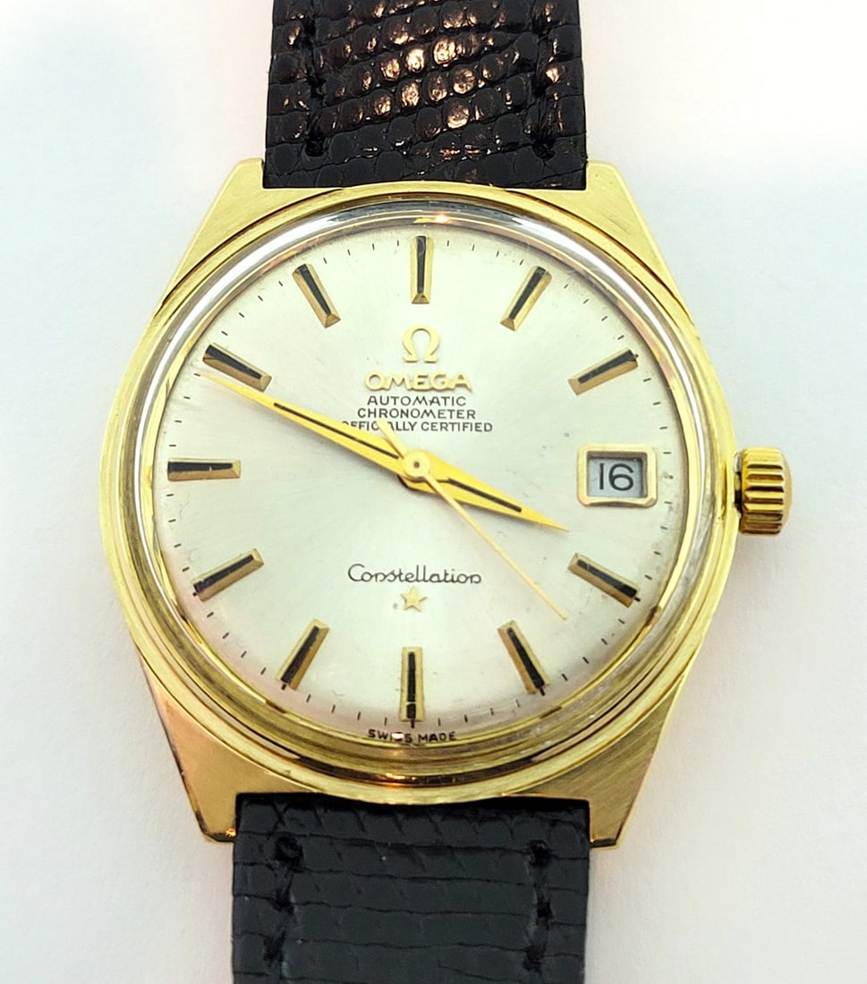 Vintage Solid 18k Gold OMEGA CONSTELLATION Automatic Watch Cal 564* 168015 RARE - 10