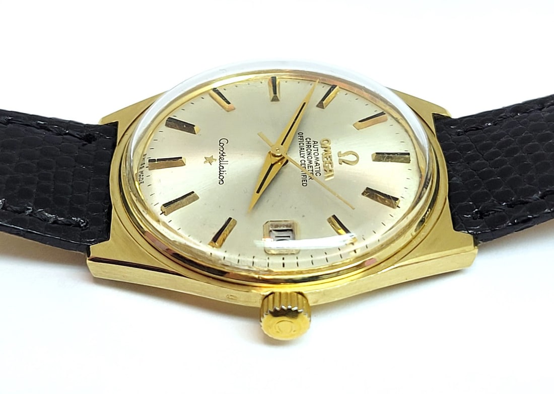 Vintage Solid 18k Gold OMEGA CONSTELLATION Automatic Watch Cal 564* 168015 RARE - 8