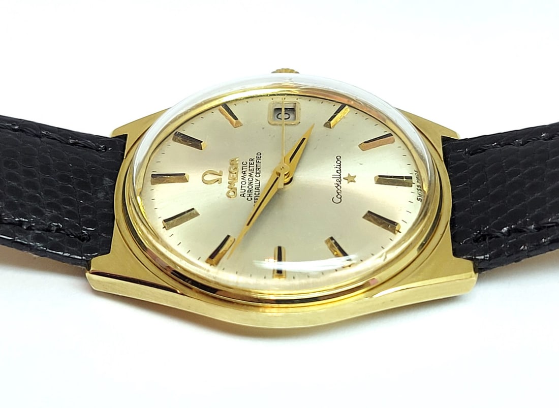 Vintage Solid 18k Gold OMEGA CONSTELLATION Automatic Watch Cal 564* 168015 RARE - 9