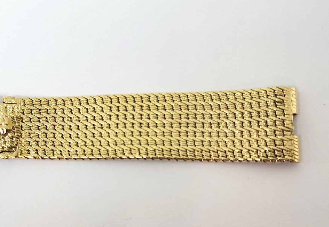 SOLID 18k Yellow GOLD PATEK PHILIPPE Watch Bracelet 18 mm Logs 47 grams for 2591 - 5