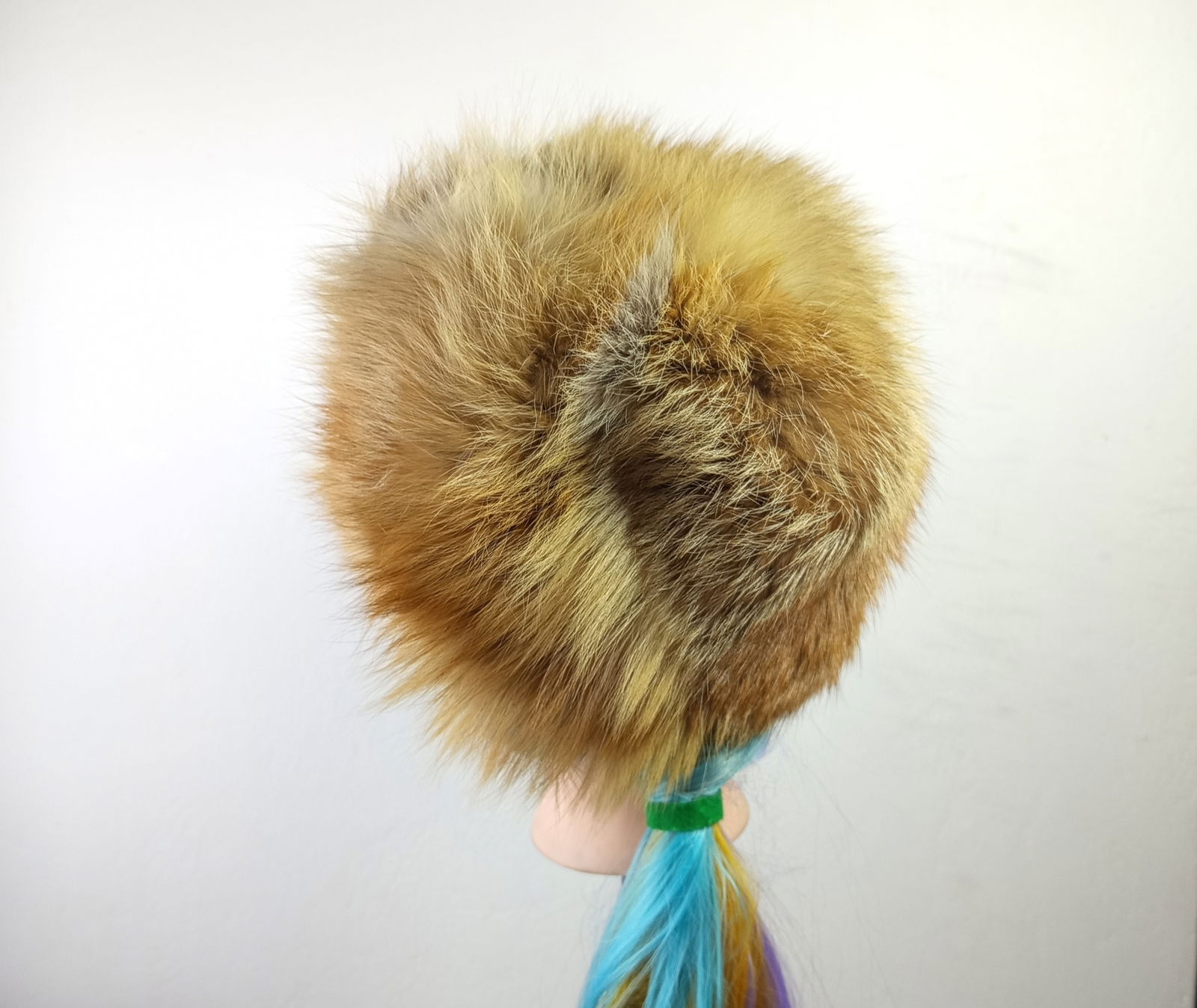 RED FOX FUR HAT - 4