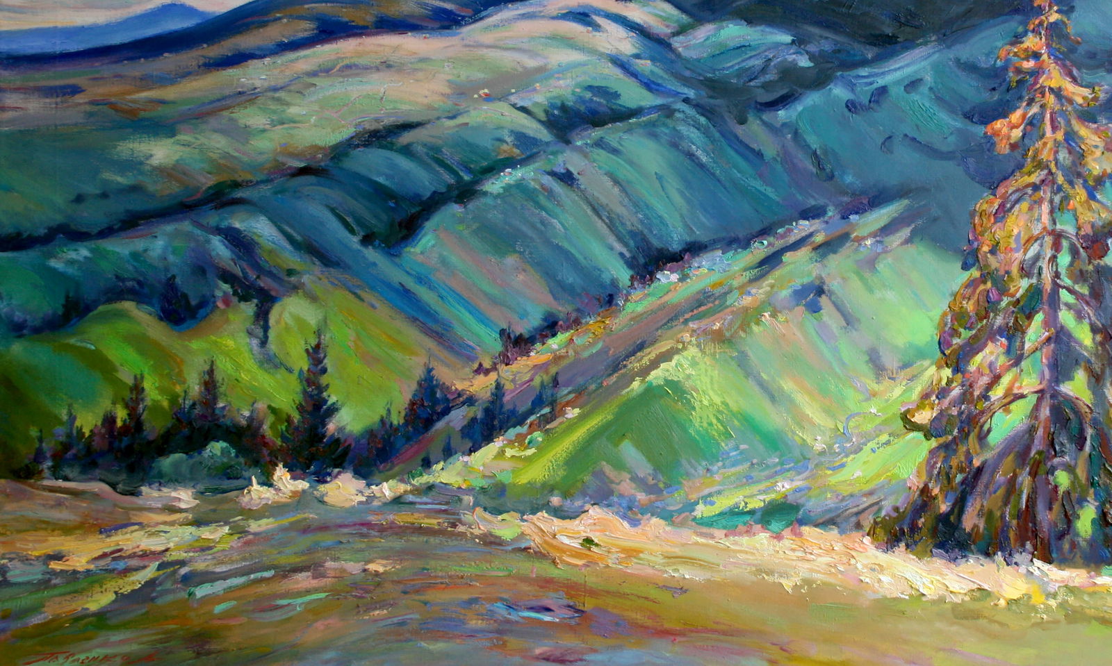 Oil painting Black Mountain Leonid Pavlenko - 4