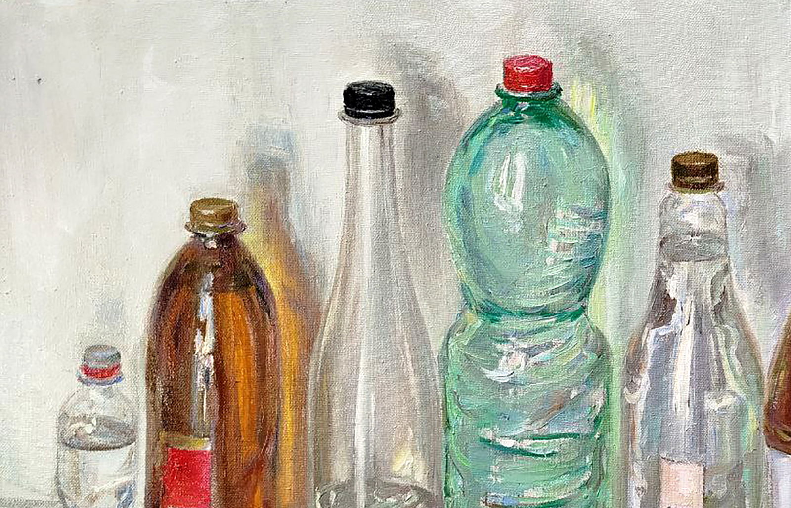 Oil painting Drinking water, beer, moonshine Leonid Pavlenko - 2