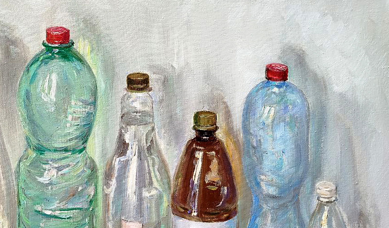 Oil painting Drinking water, beer, moonshine Leonid Pavlenko - 3