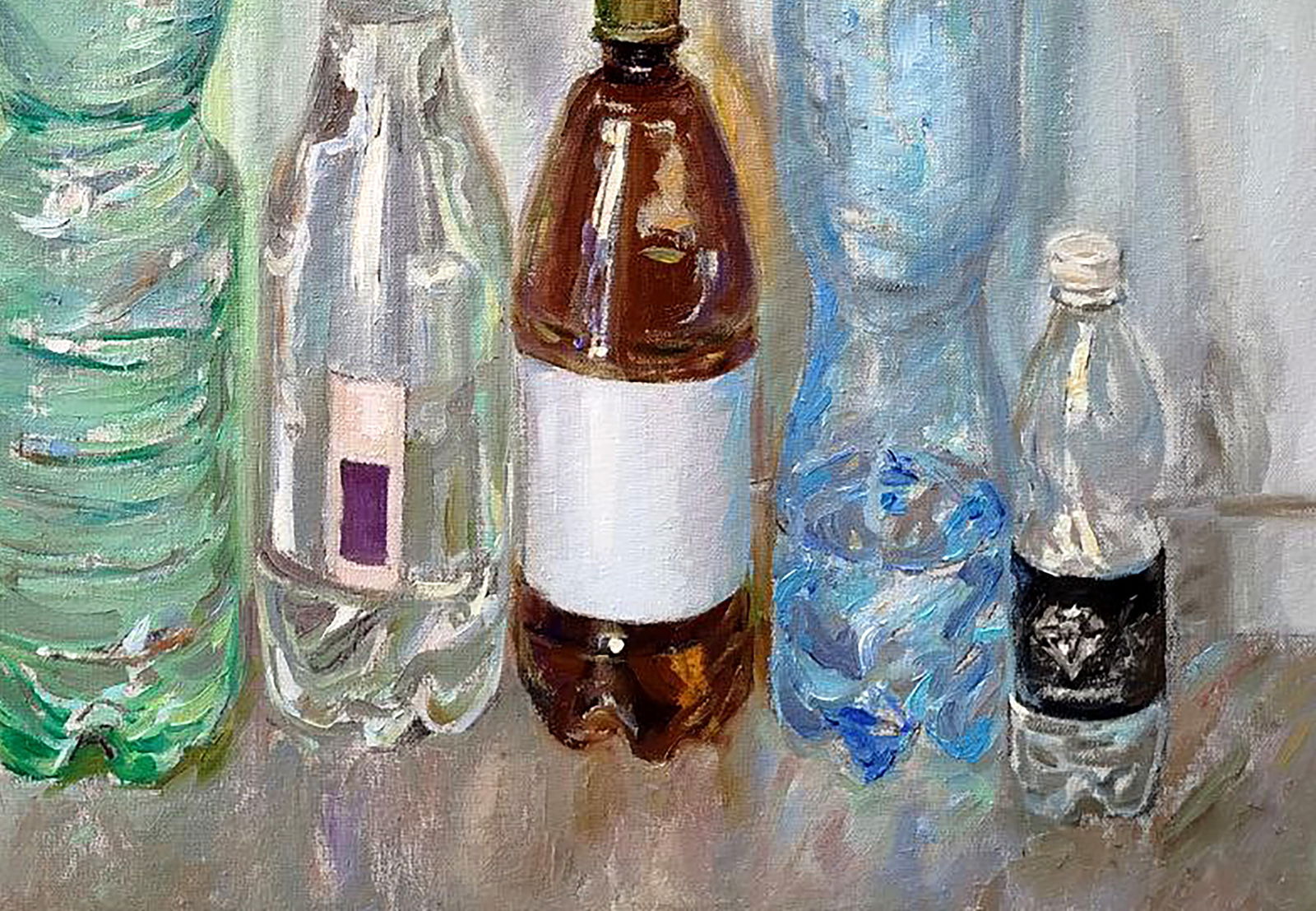 Oil painting Drinking water, beer, moonshine Leonid Pavlenko - 5