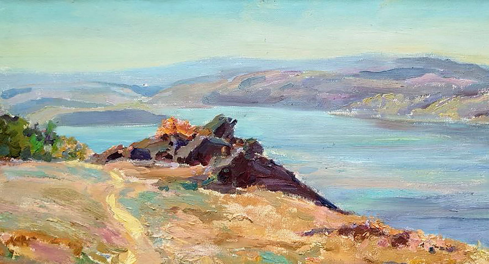Oil painting Blue River Leonid Pavlenko - 2
