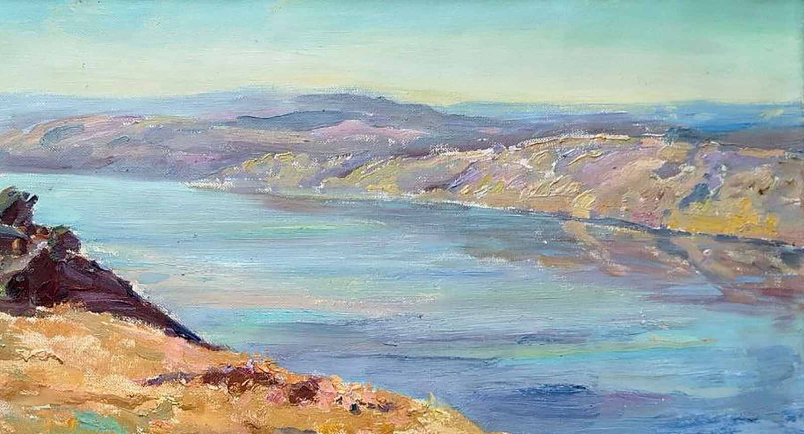 Oil painting Blue River Leonid Pavlenko - 3