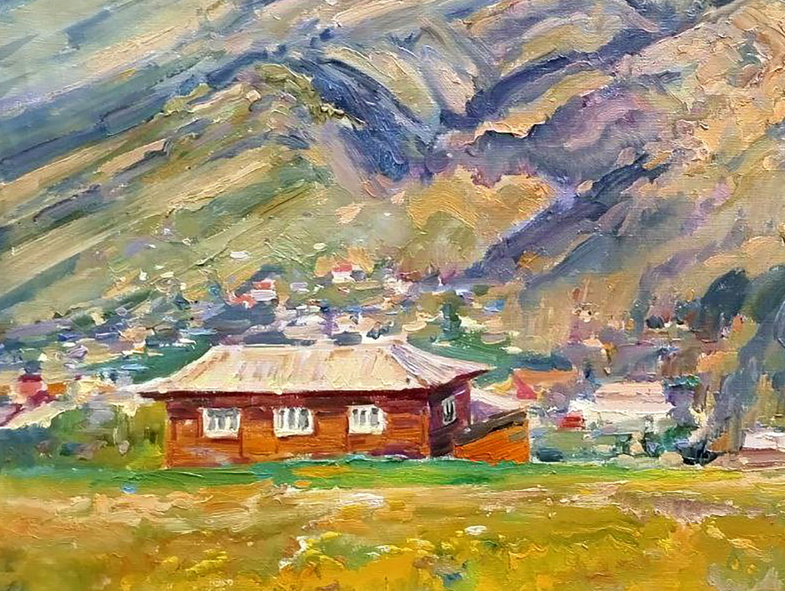 Oil painting Among the mountains Leonid Pavlenko - 4