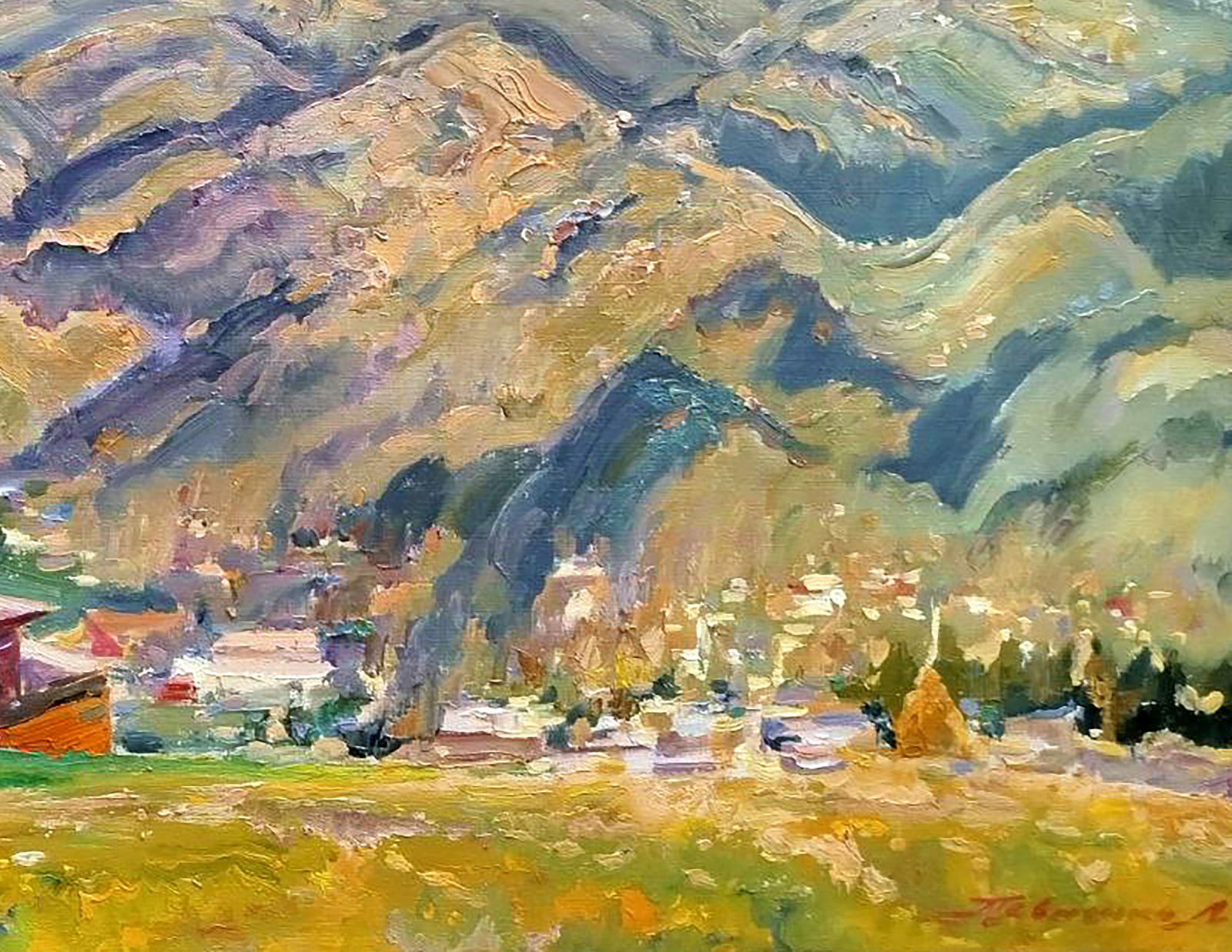 Oil painting Among the mountains Leonid Pavlenko - 5