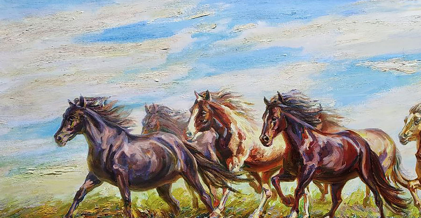 Oil painting Herd Leonid Pavlenko - 2