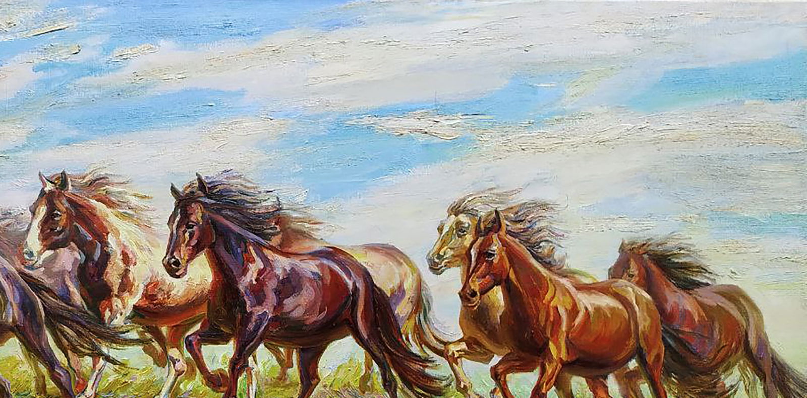 Oil painting Herd Leonid Pavlenko - 3