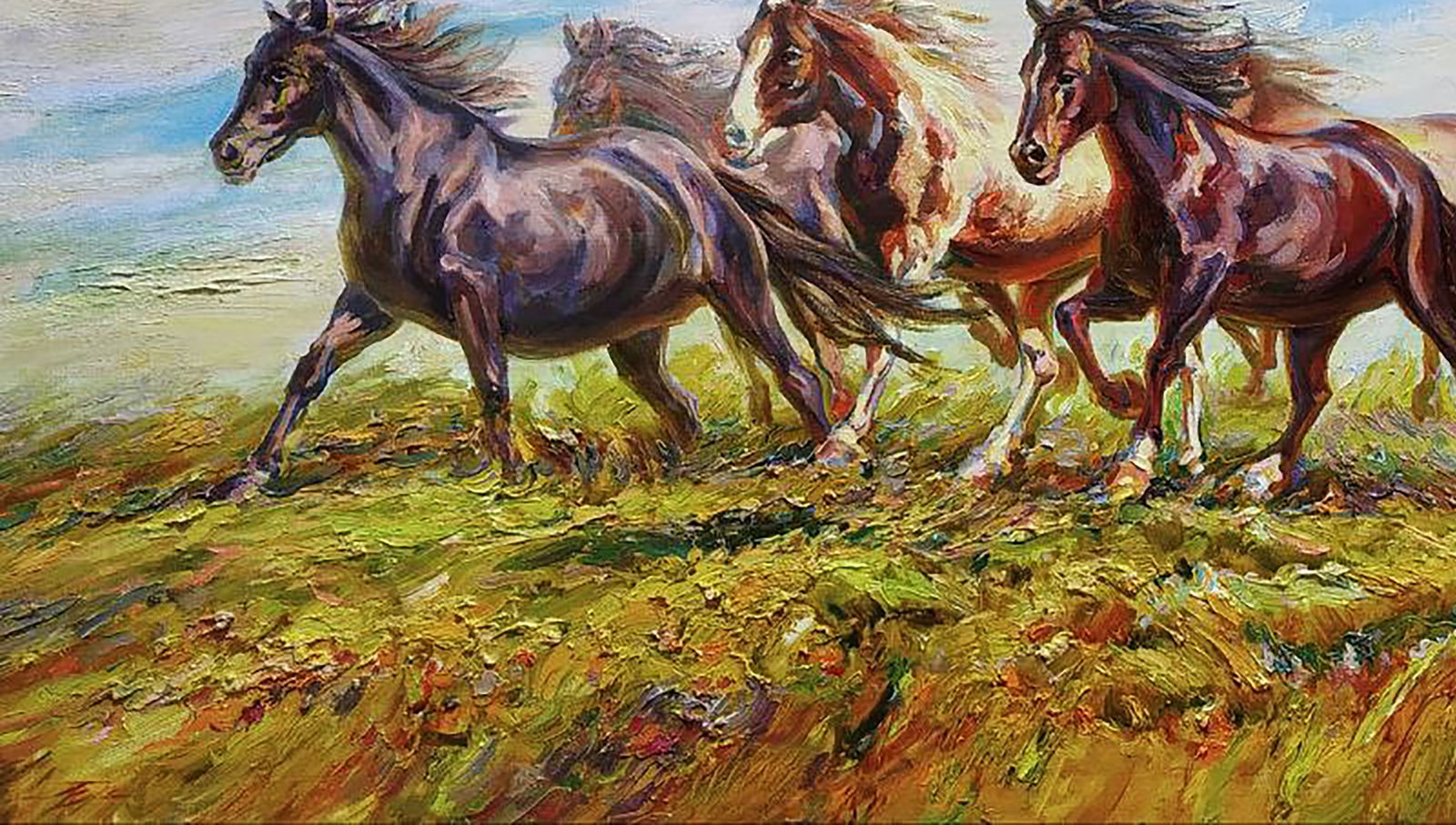 Oil painting Herd Leonid Pavlenko - 4