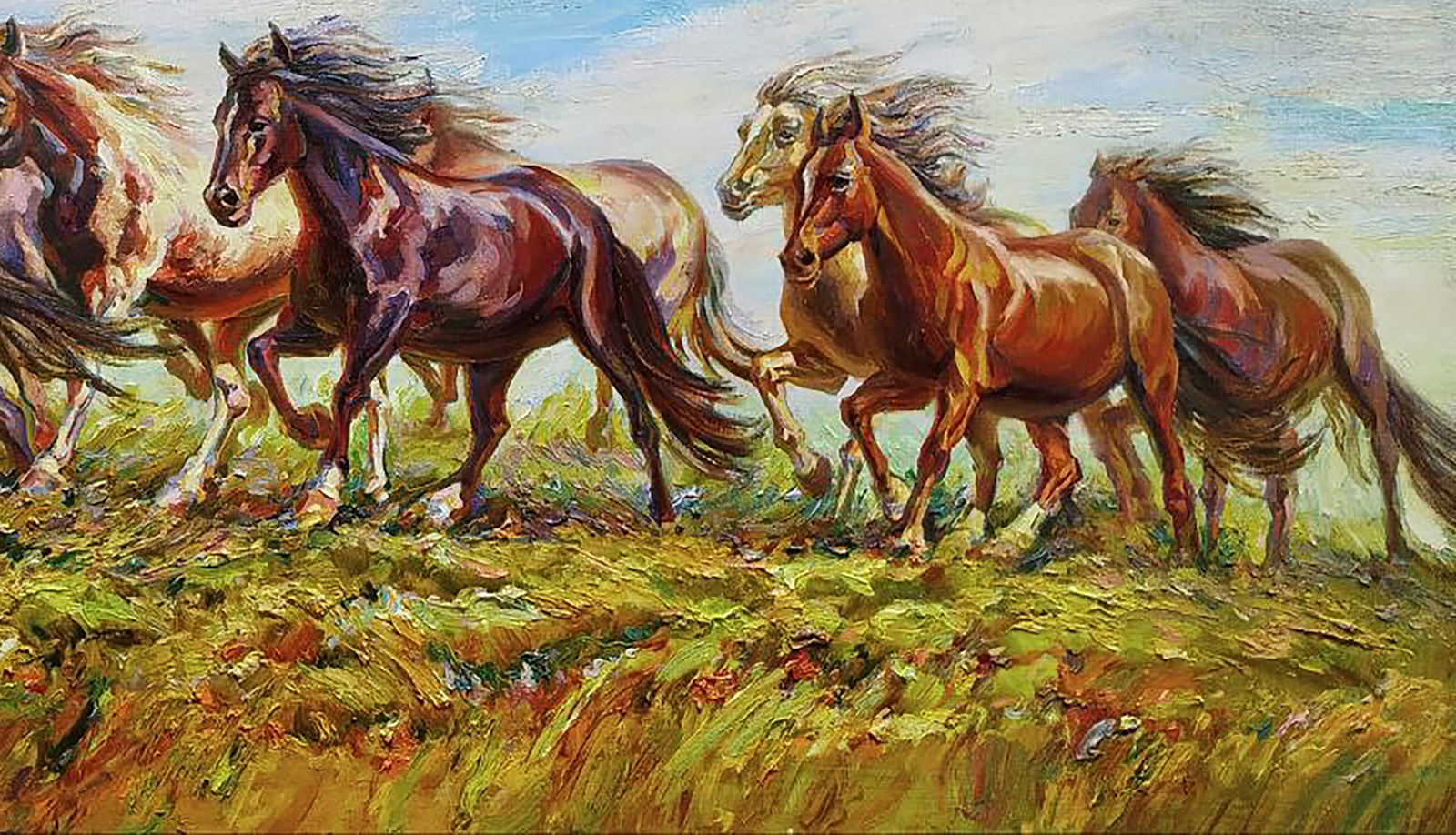 Oil painting Herd Leonid Pavlenko - 5