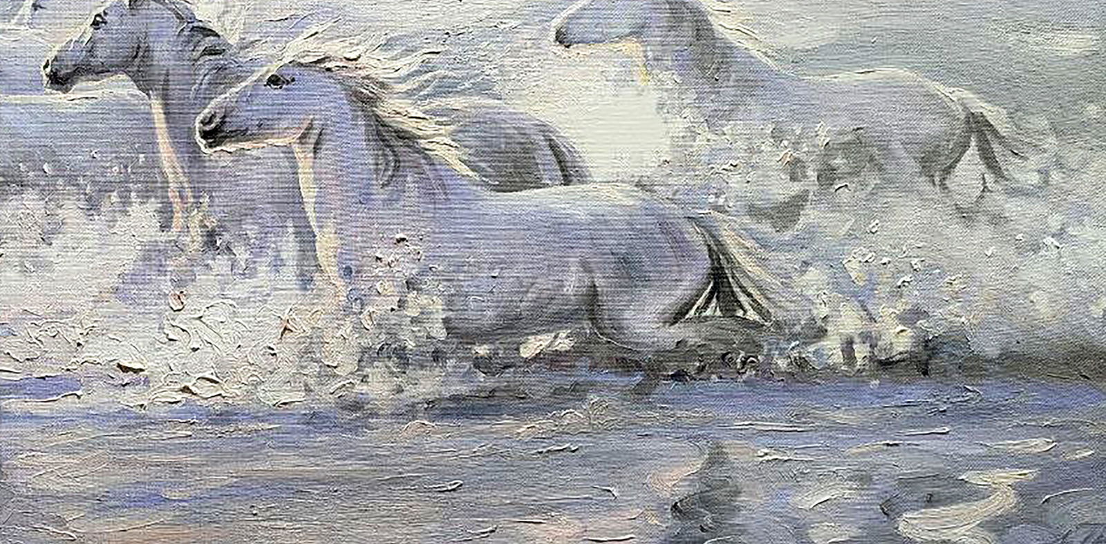 Oil painting Morning jogging Leonid Pavlenko - 5