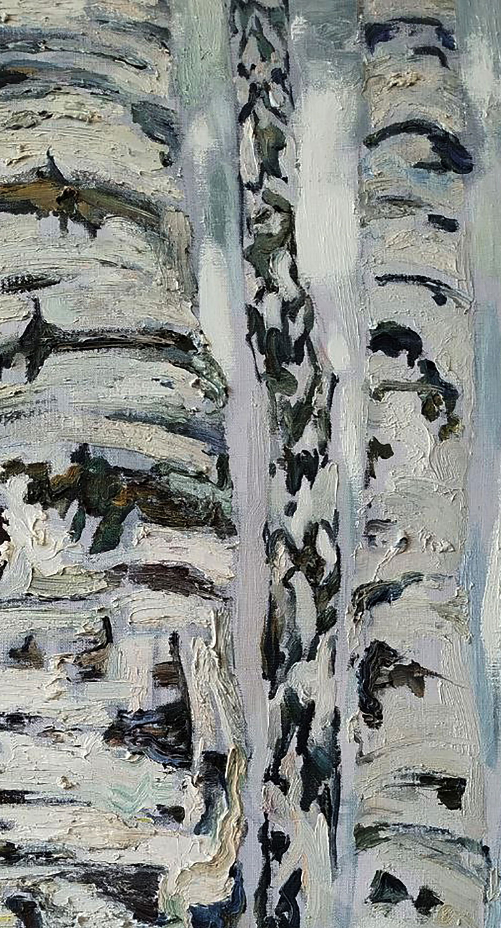 Oil painting White birches Leonid Pavlenko - 3