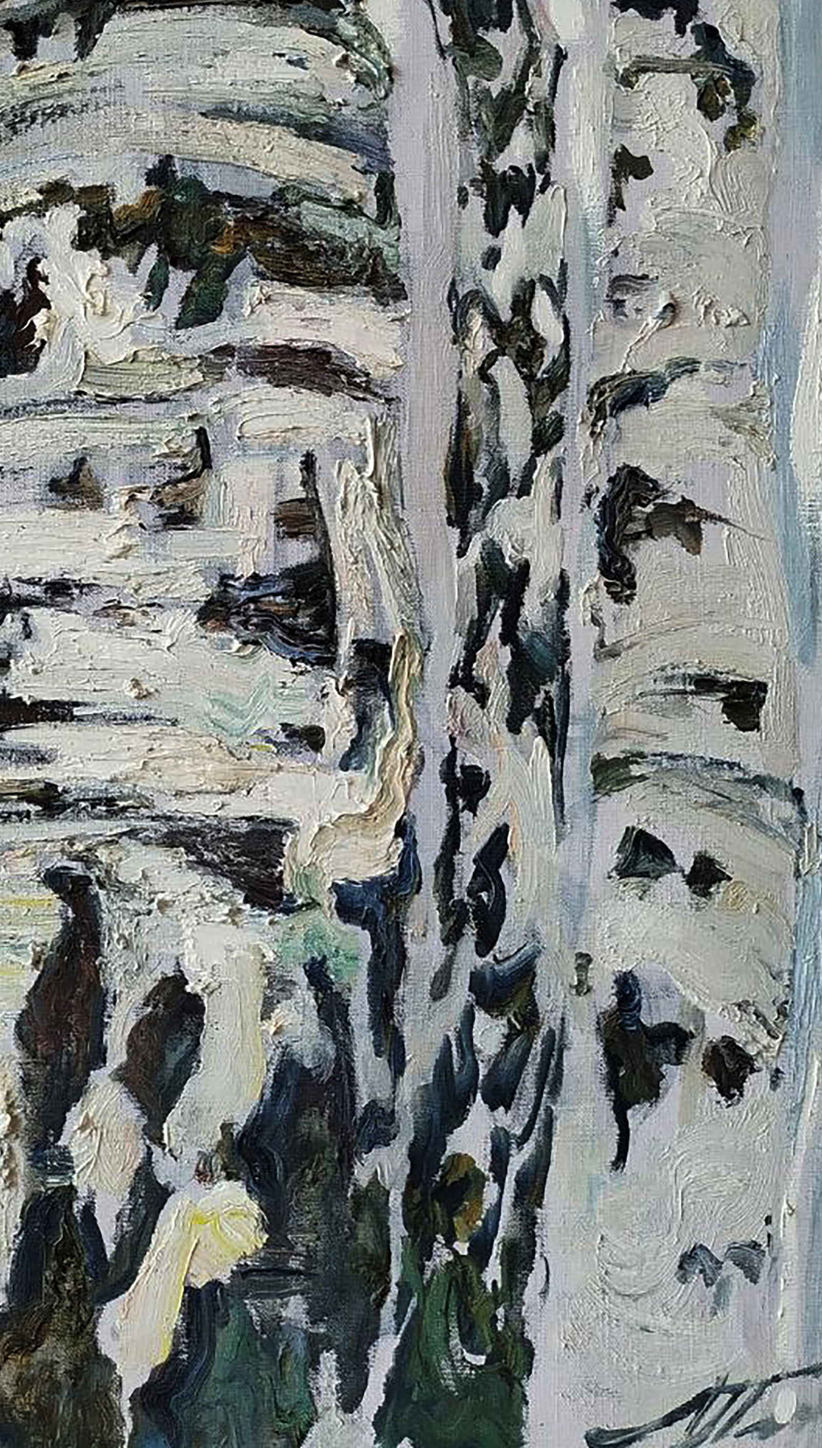 Oil painting White birches Leonid Pavlenko - 5