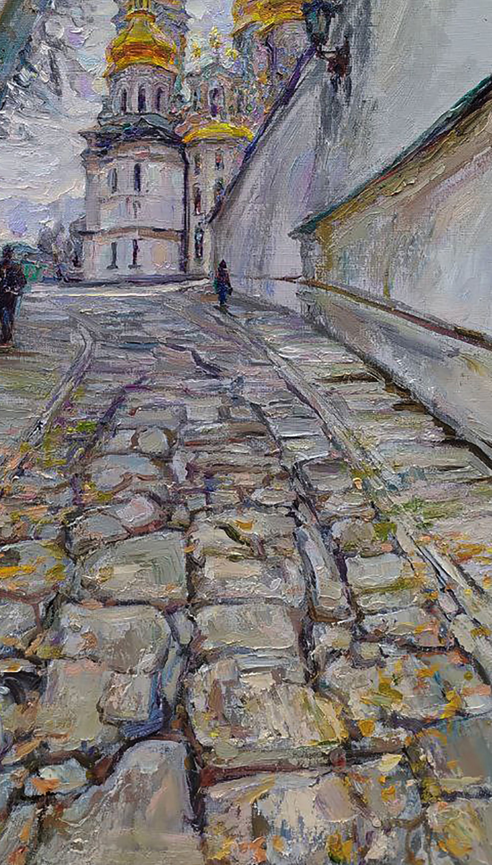 Oil painting The road to the cathedral Leonid Pavlenko - 5