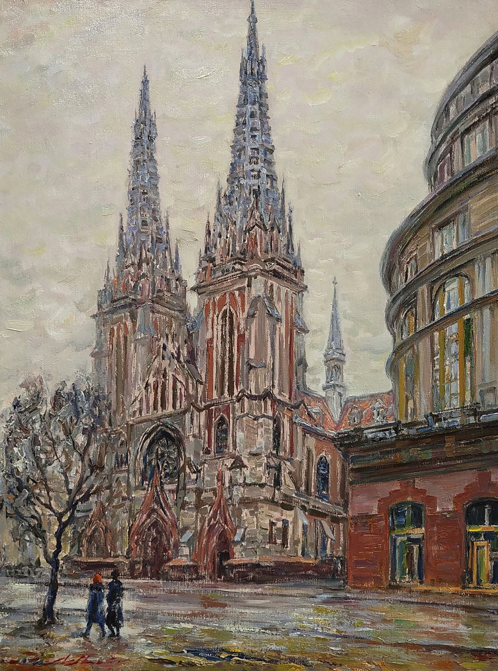 Oil painting Church of St. Nicholas Leonid Pavlenko: Title: Oil painting Church of St. Nicholas Leonid Pavlenko Description: 150PAVL Painter: Leonid Pavlenko Size: 60x45 cm/23.62x17.71 inches Components: oil, canvas Original painting CONDITION: