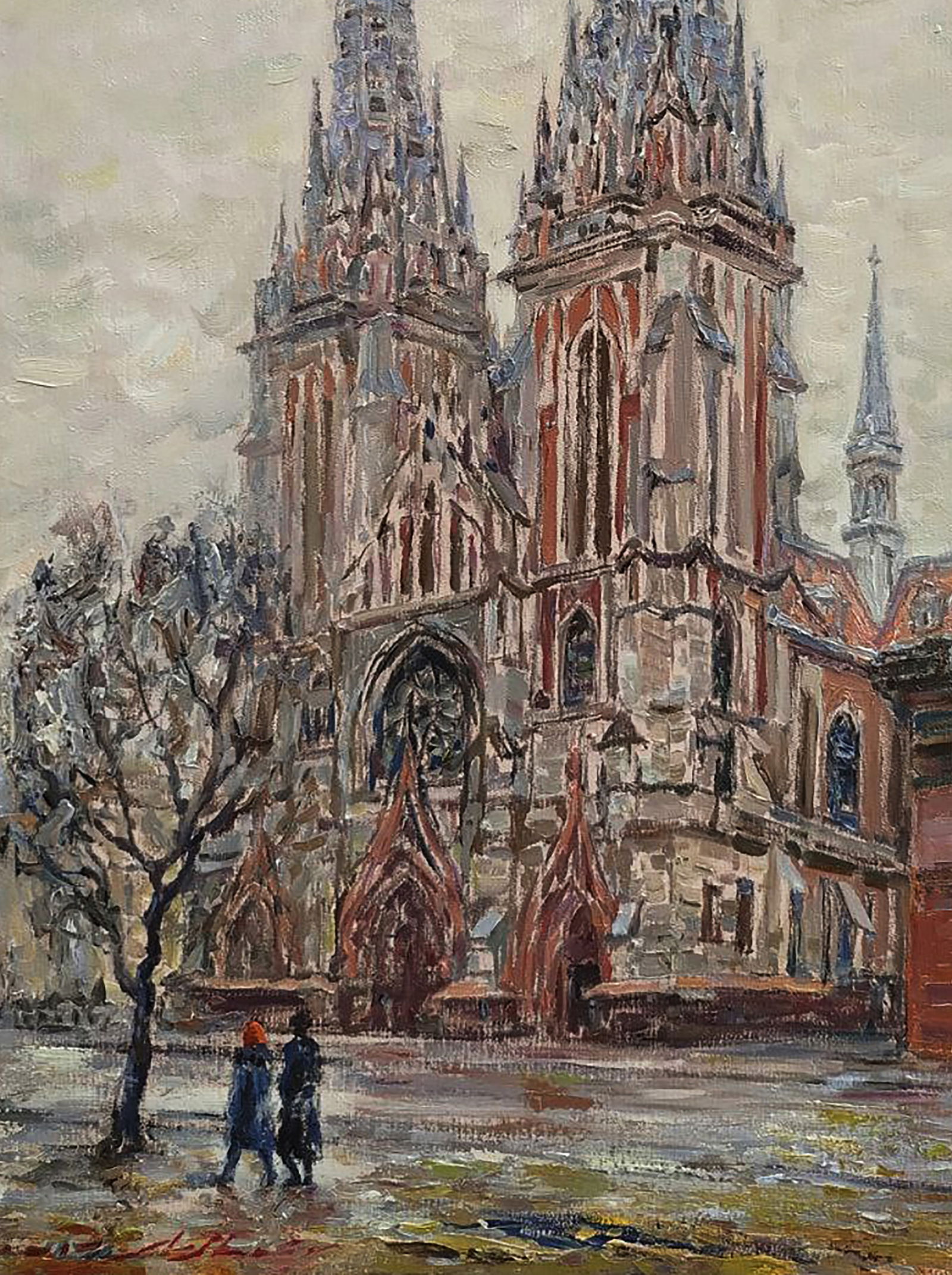 Oil painting Church of St. Nicholas Leonid Pavlenko - 4