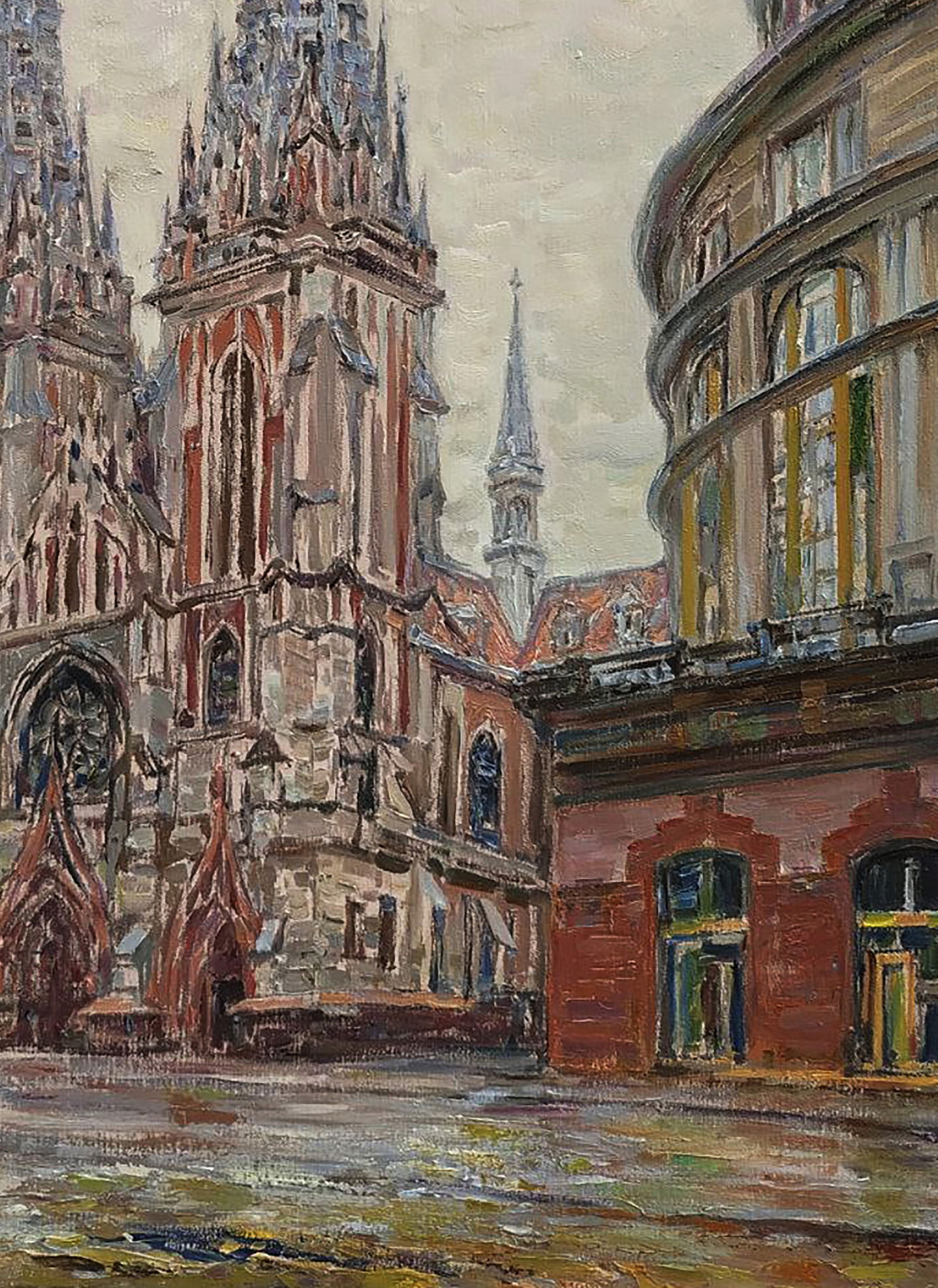 Oil painting Church of St. Nicholas Leonid Pavlenko - 5