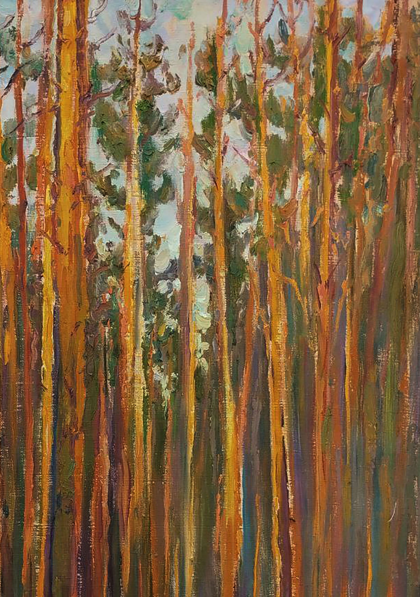 Oil painting Pine forest Leonid Pavlenko - 3