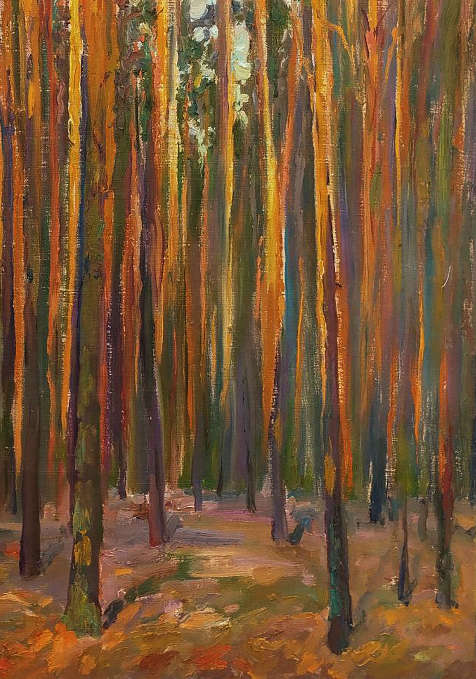 Oil painting Pine forest Leonid Pavlenko - 5