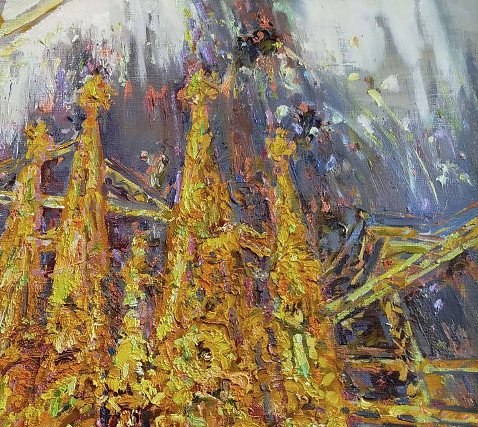 Oil painting Temple of the Holy Family Leonid Pavlenko - 5