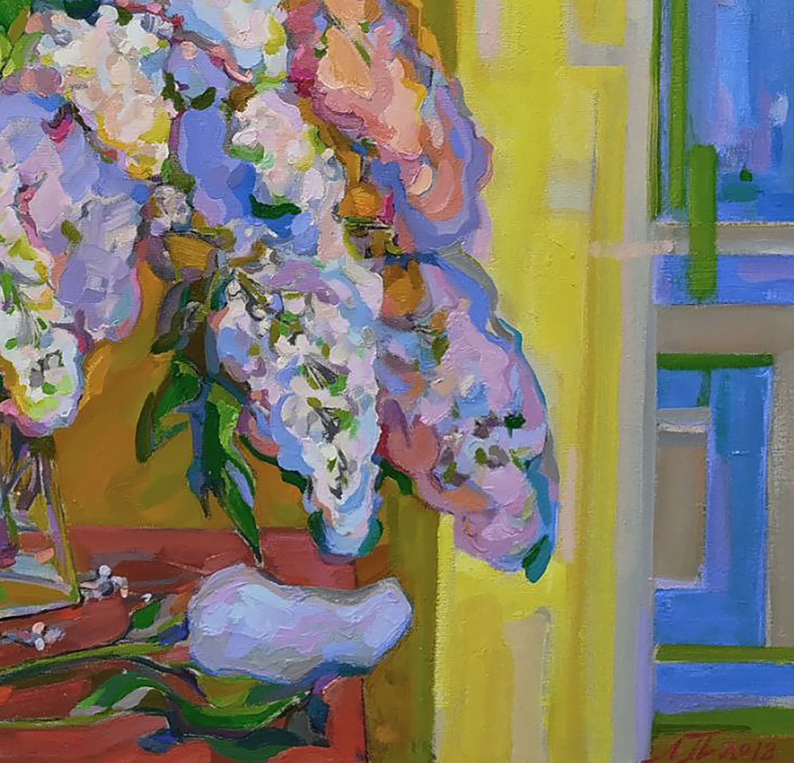 Oil painting A bouquet of lilacs Leonid Pavlenko - 2