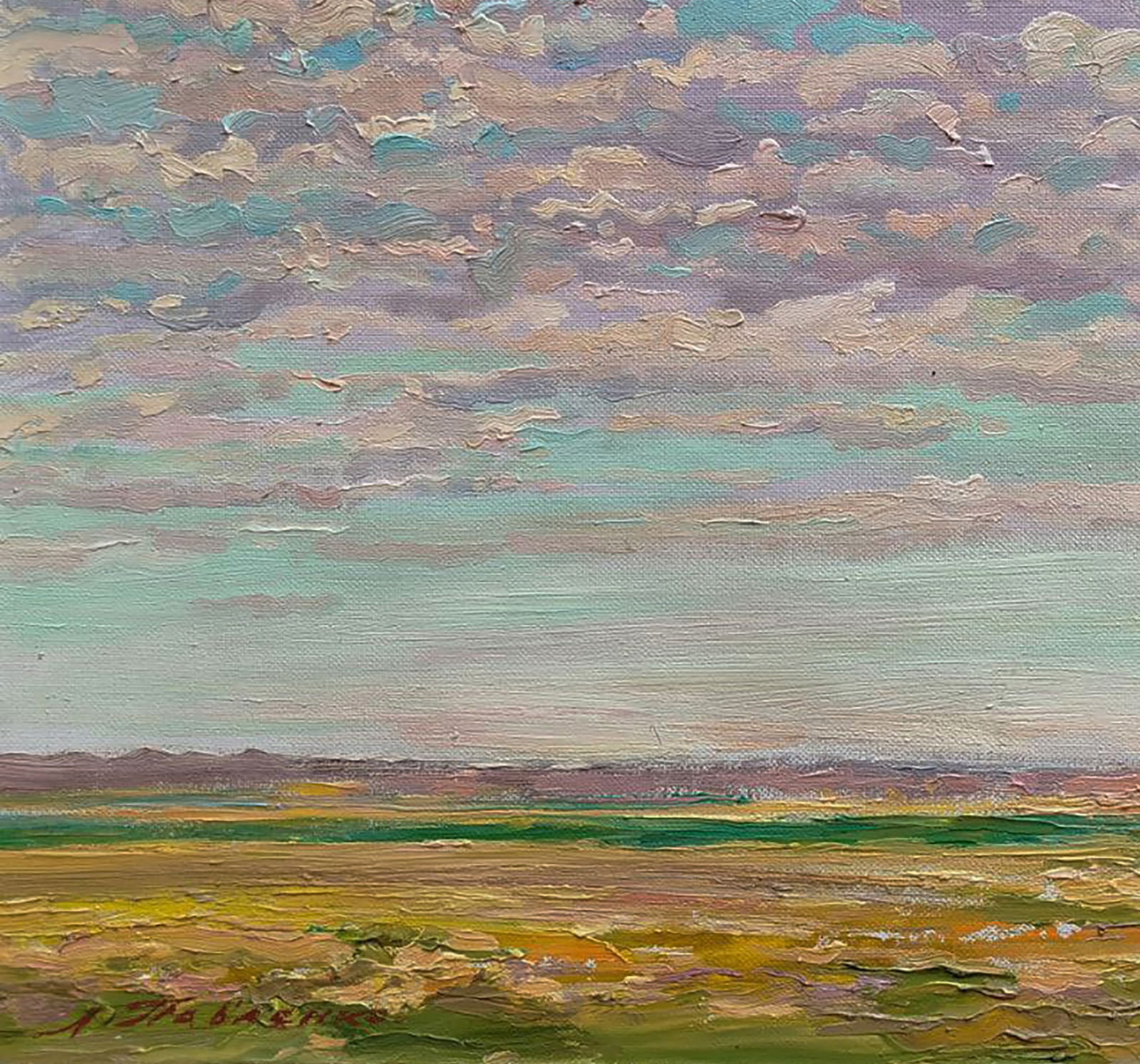 Oil painting Spring expanses of fields Leonid Pavlenko - 3