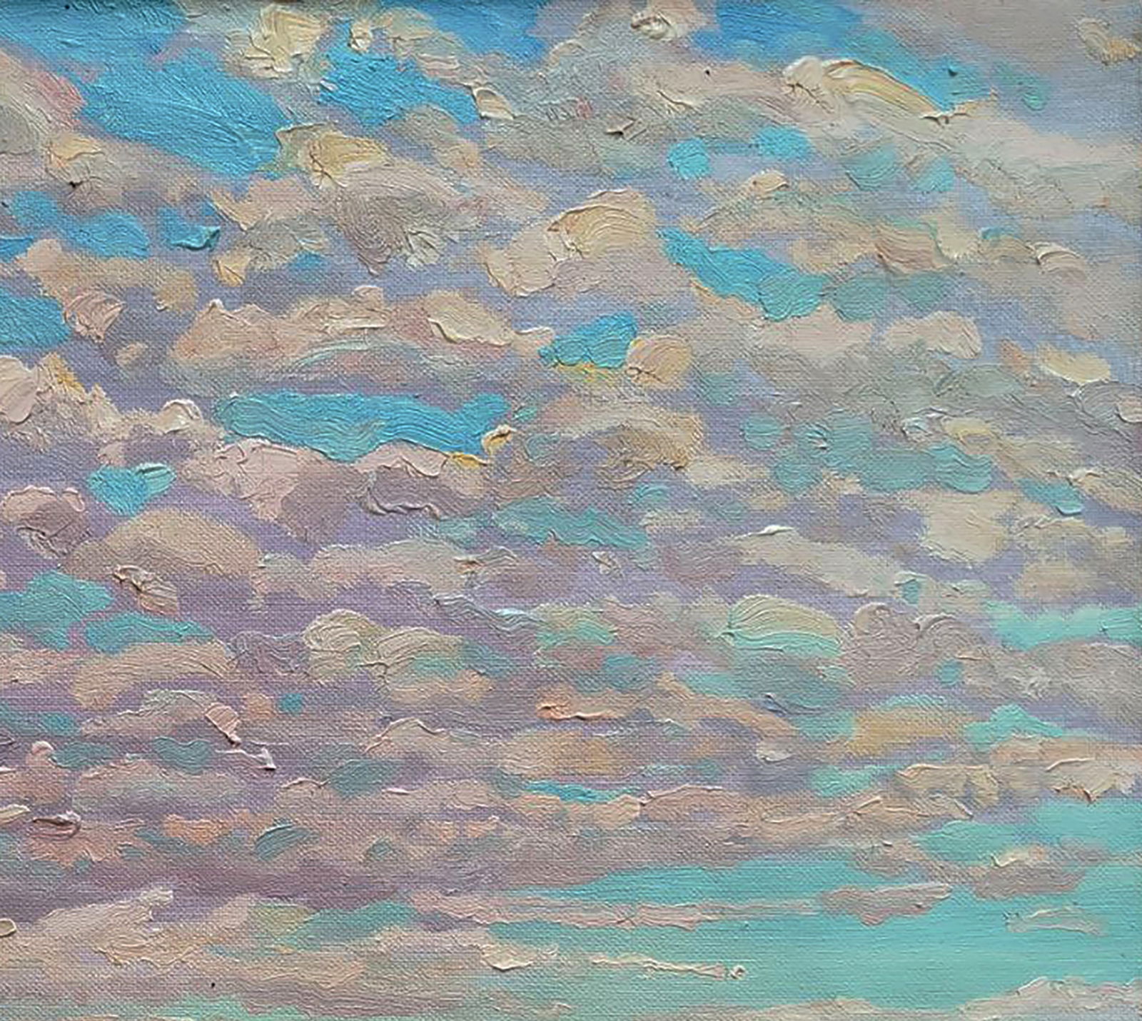 Oil painting Spring expanses of fields Leonid Pavlenko - 5