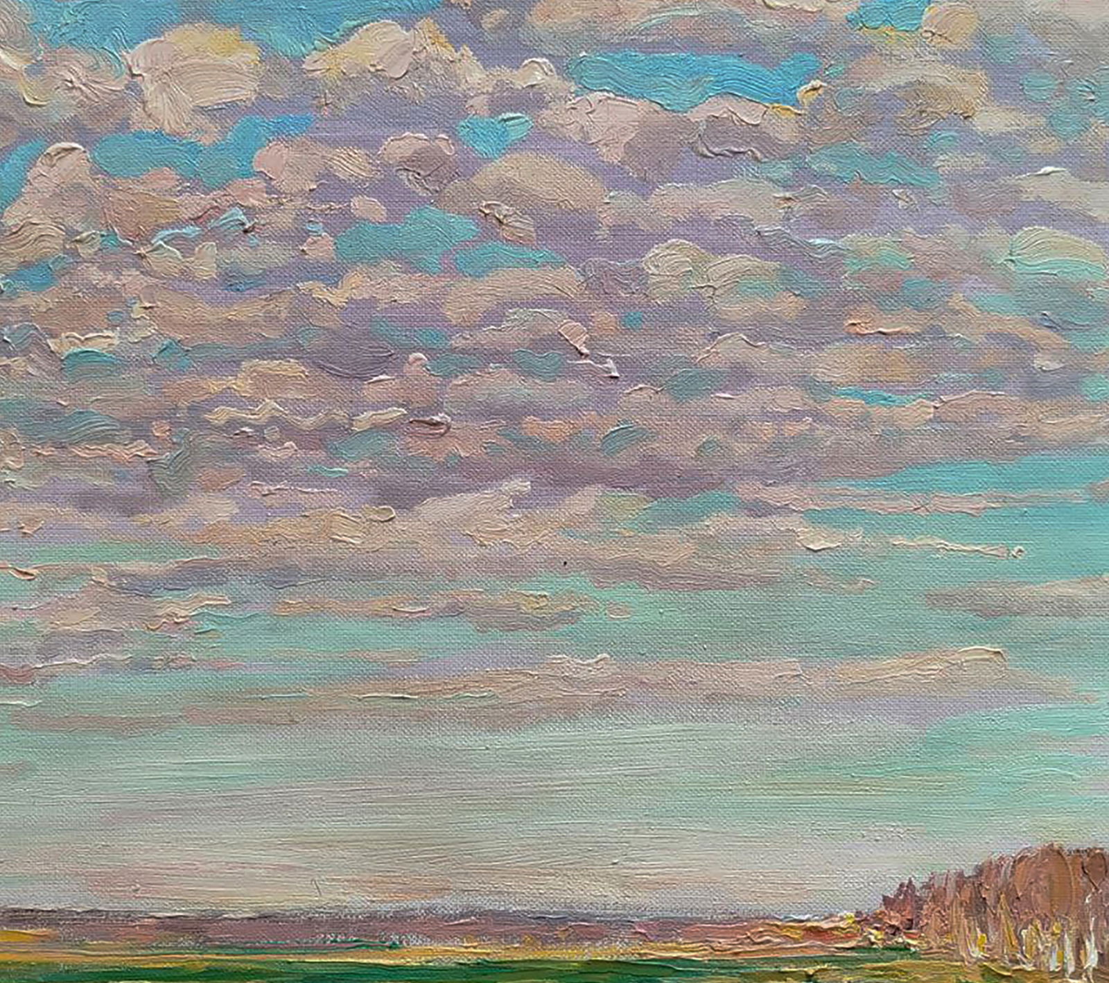 Oil painting Spring expanses of fields Leonid Pavlenko - 6