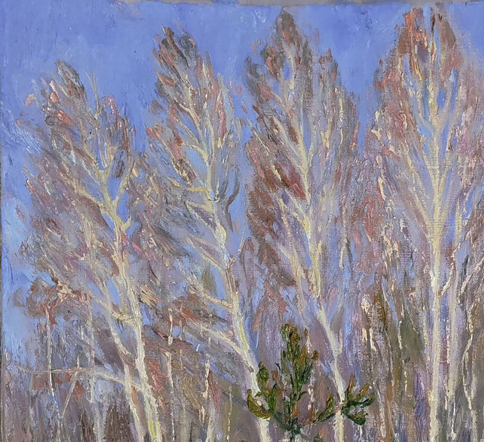 Oil painting Spring blooming forest Leonid Pavlenko - 4