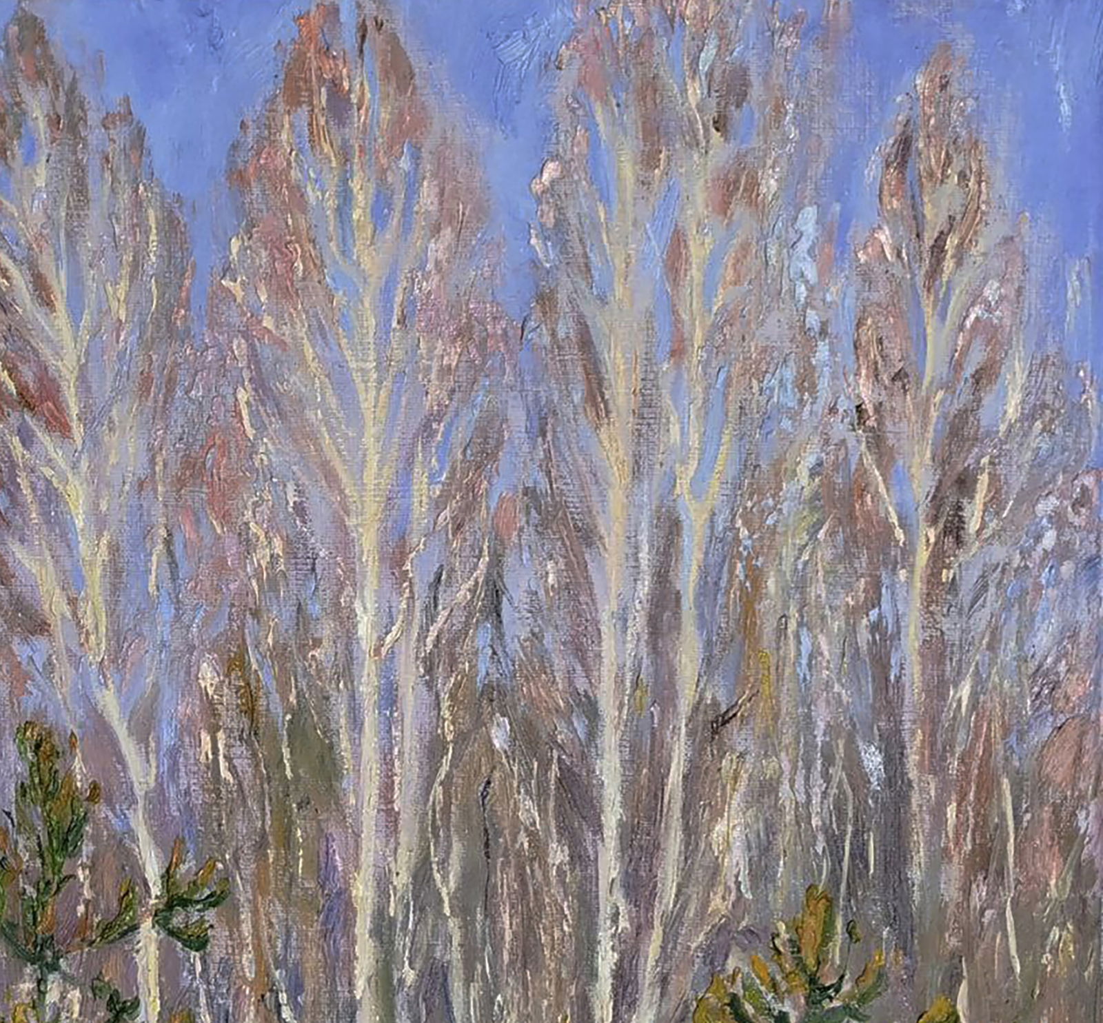 Oil painting Spring blooming forest Leonid Pavlenko - 5