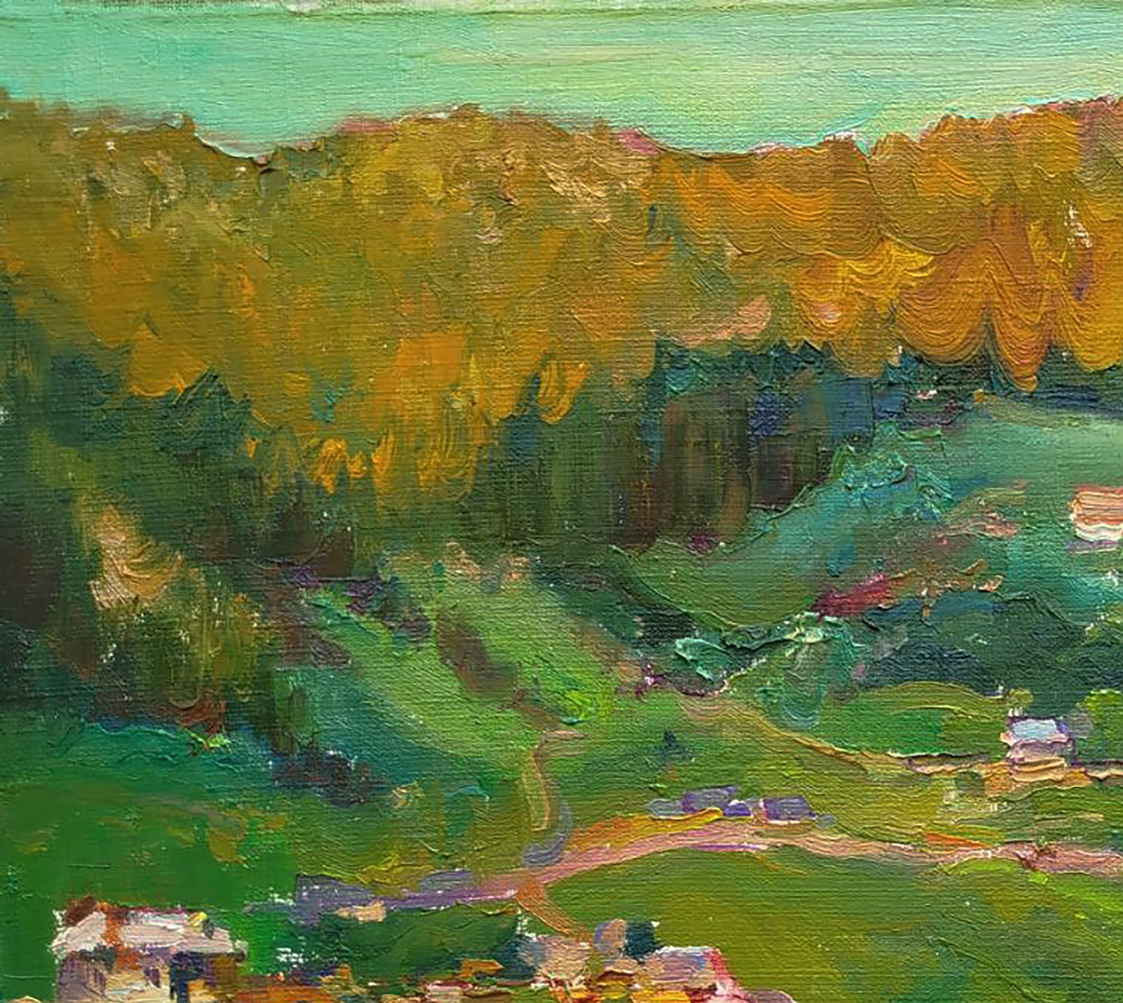 Oil painting Evening mountains Leonid Pavlenko - 4
