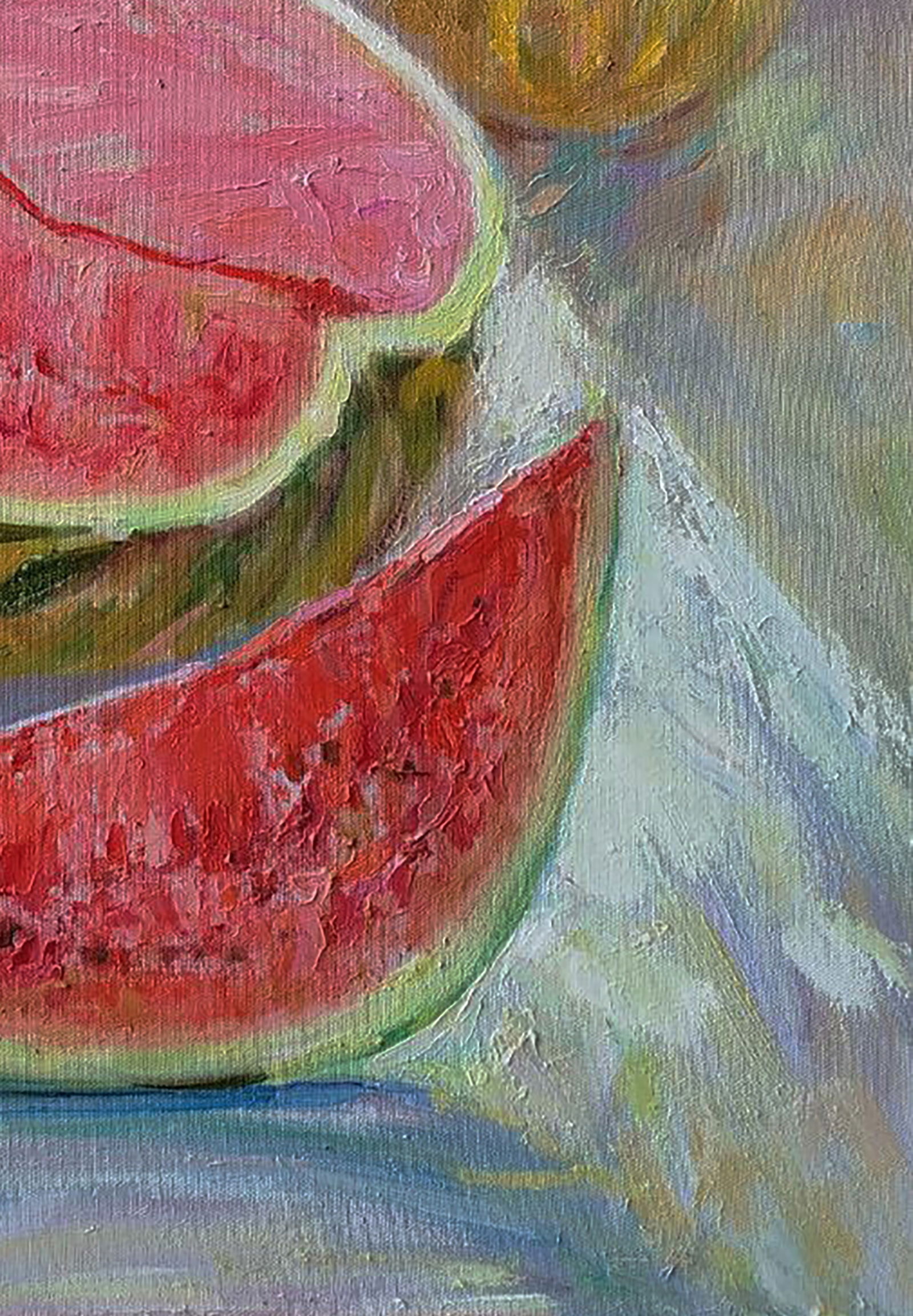 Oil painting Melon with watermelons Leonid Pavlenko - 2