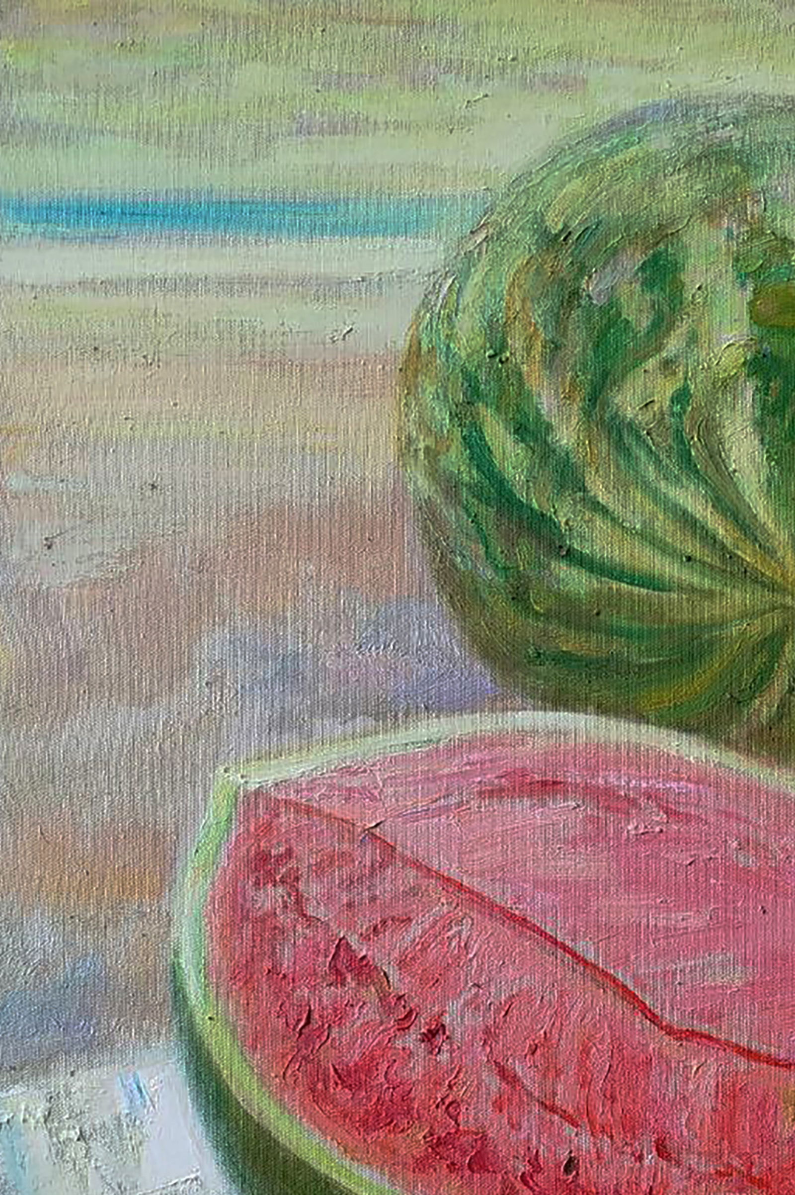 Oil painting Melon with watermelons Leonid Pavlenko - 4