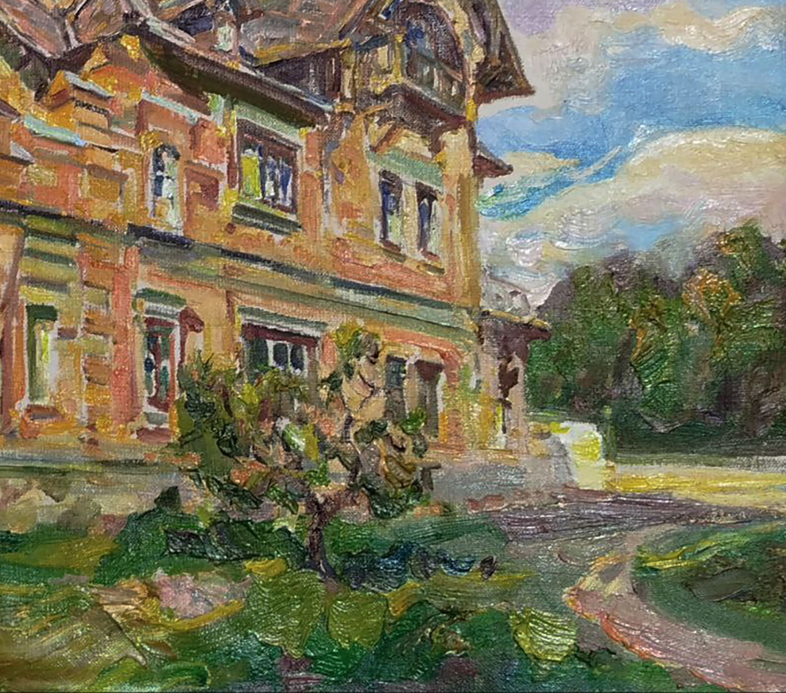 Oil painting West side of the house Leonid Pavlenko - 2