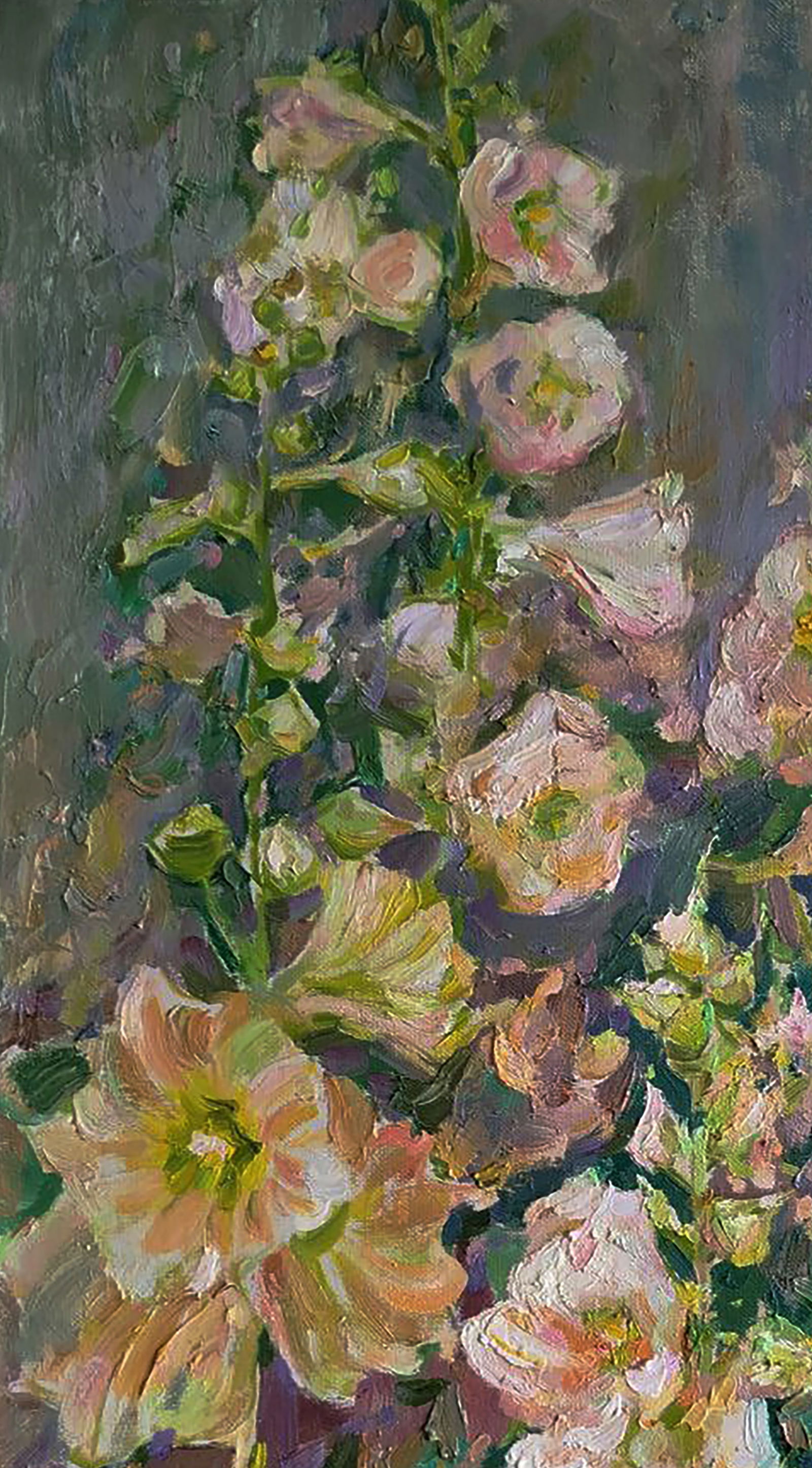 Oil painting Flowers in the garden Leonid Pavlenko - 4