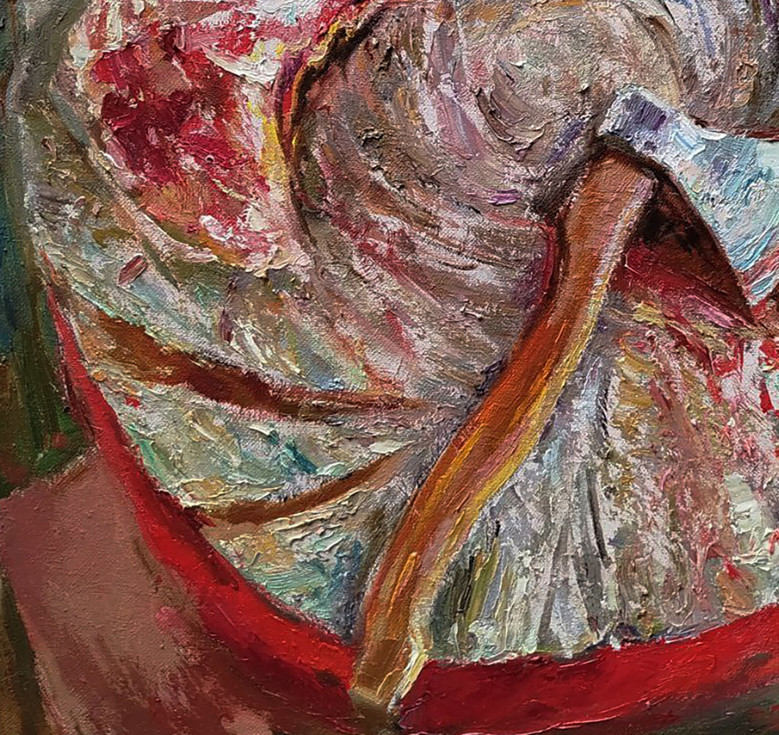 Oil painting Lunch break with meat Leonid Pavlenko - 3