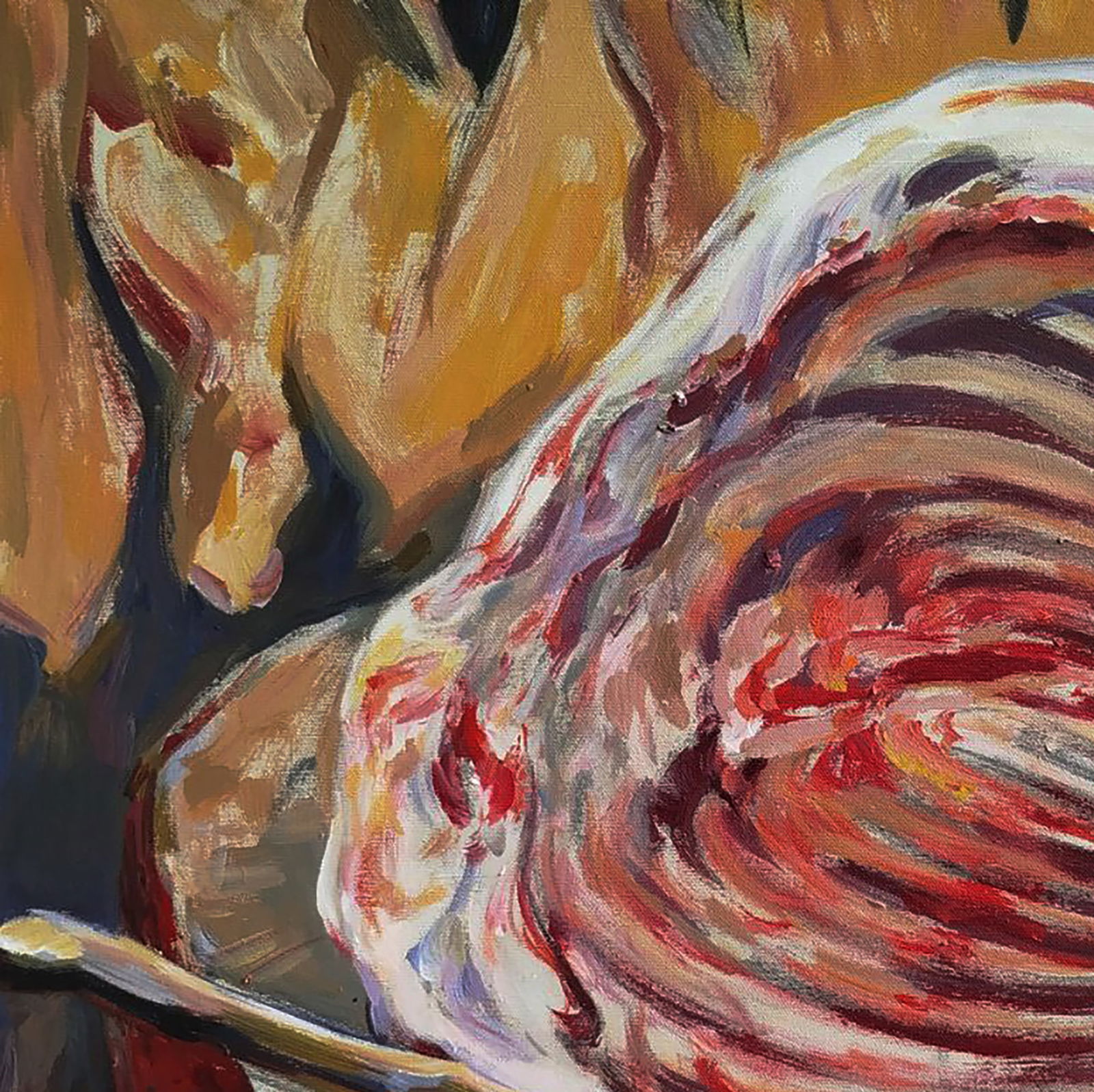 Oil painting Piece of meat Leonid Pavlenko - 4