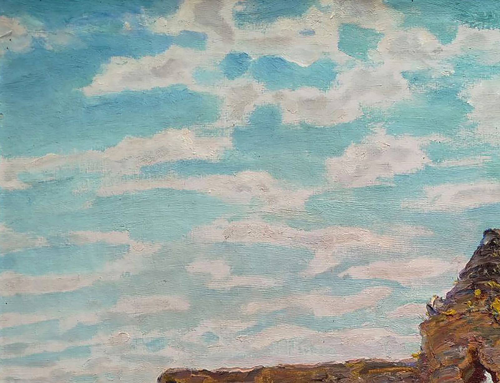 Oil painting Castle ruins Leonid Pavlenko - 4