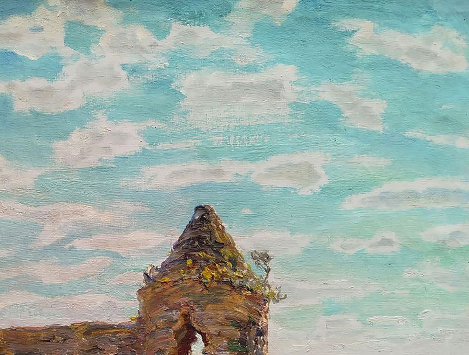 Oil painting Castle ruins Leonid Pavlenko - 5