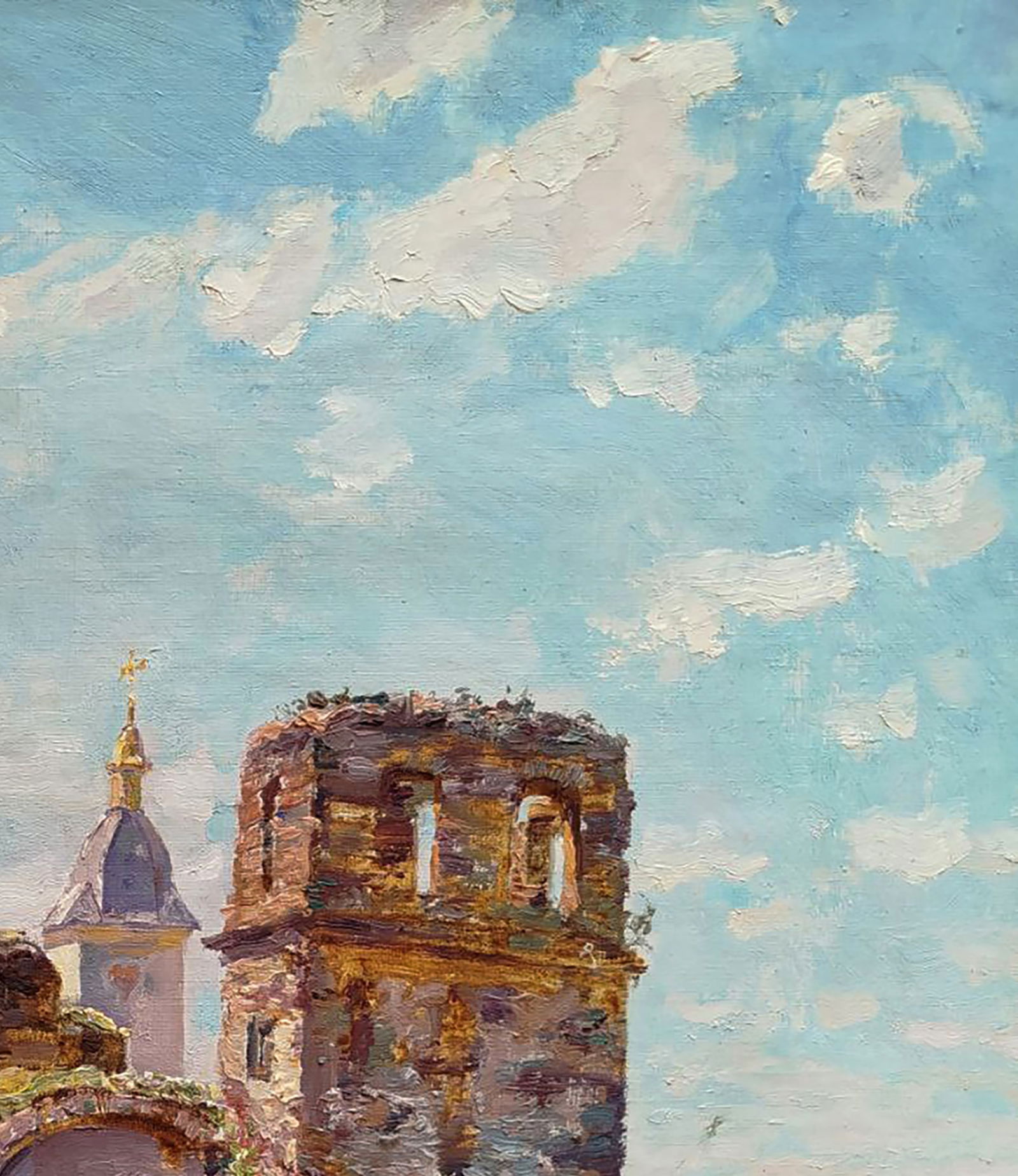 Oil painting Ancient castle Leonid Pavlenko - 5